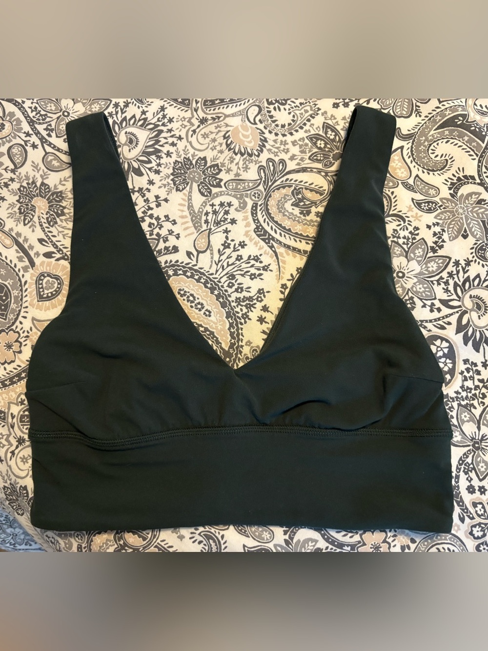 lululemon athletica Black V-Neck Sports Bra